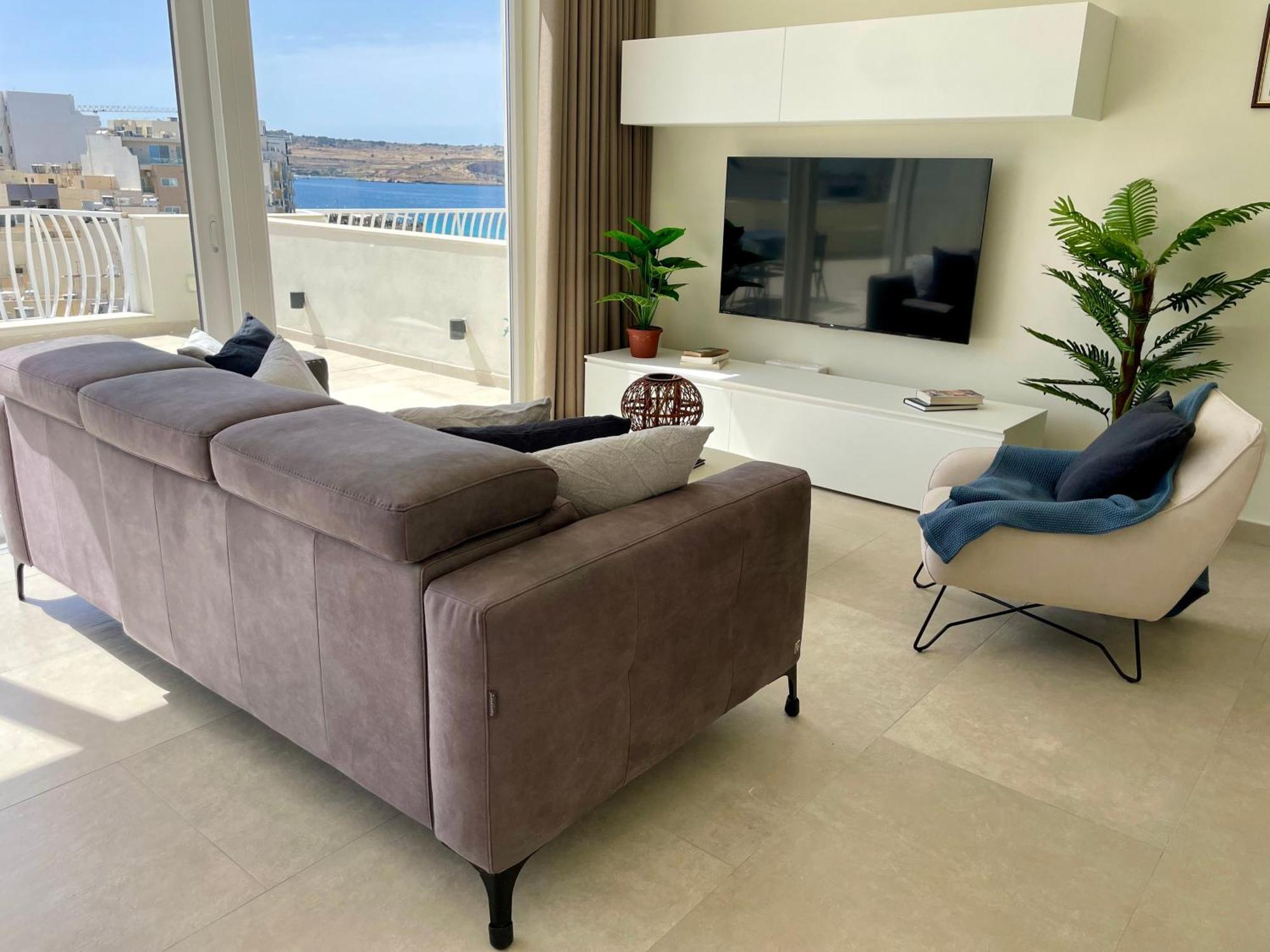 Bugibba Square Seafront Lux Apartments By Holi St. Paul's Bay Buitenkant foto