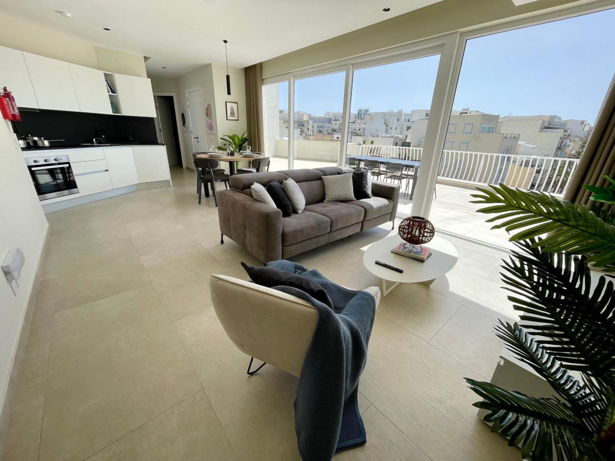 Bugibba Square Seafront Lux Apartments By Holi St. Paul's Bay Buitenkant foto